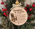 Christmas in Heaven Ornament | Handmade Memorial Decoration - The Cozy Beam