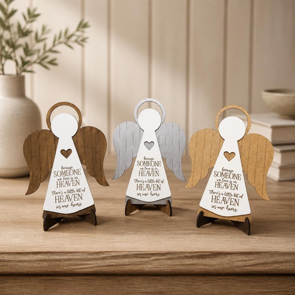 Heaven In Our Home Angel with Stand - The Cozy Beam