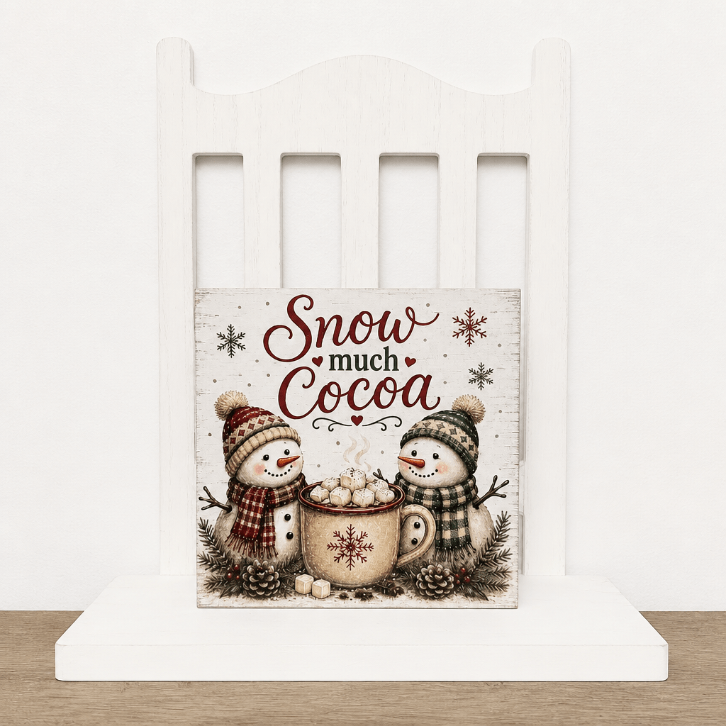 Hot Cocoa Bar Block Signs - The Cozy Beam