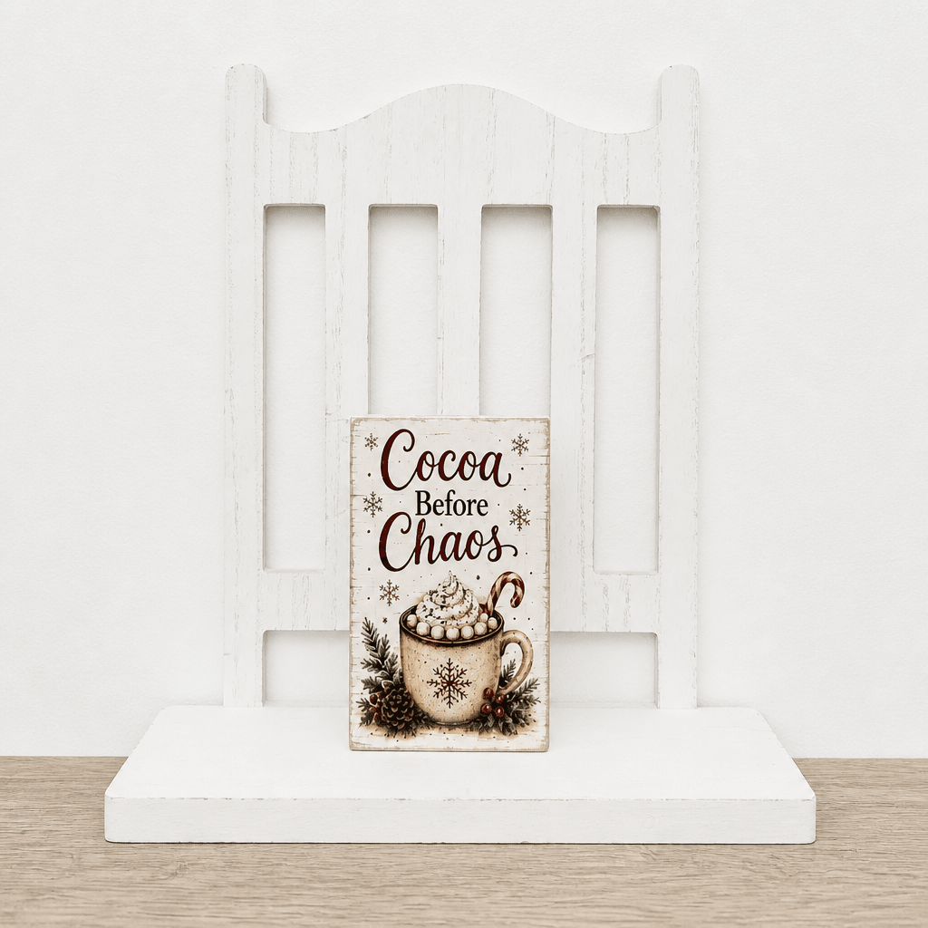 Hot Cocoa Bar Block Signs - The Cozy Beam