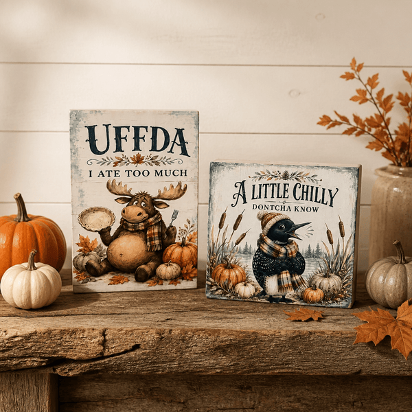 Midwest Fall Block Signs - The Cozy Beam