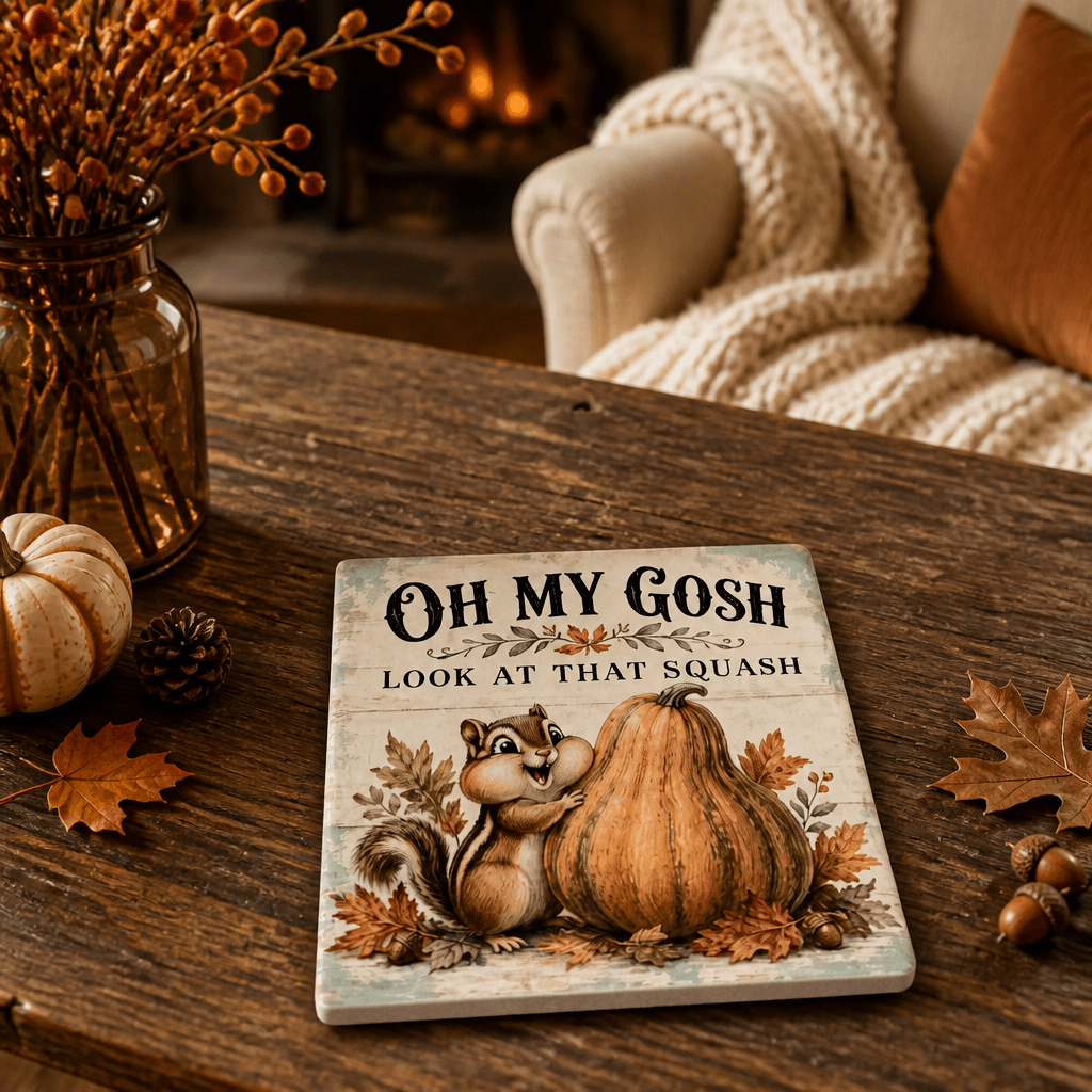 Midwest Fall Coasters - The Cozy Beam