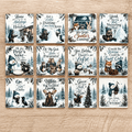 Midwest Winter / Christmas Coasters - The Cozy Beam