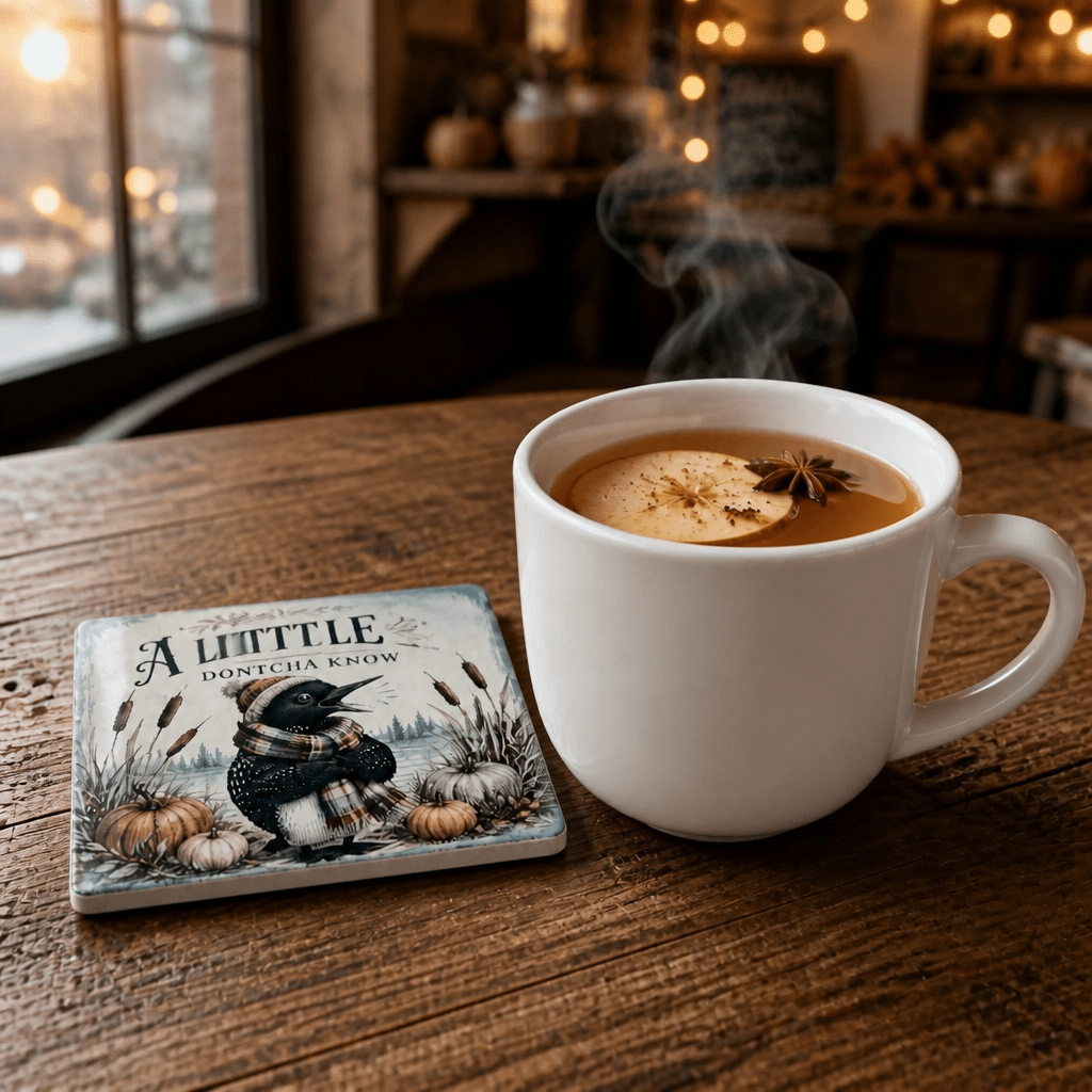 Midwest Winter / Christmas Coasters - The Cozy Beam