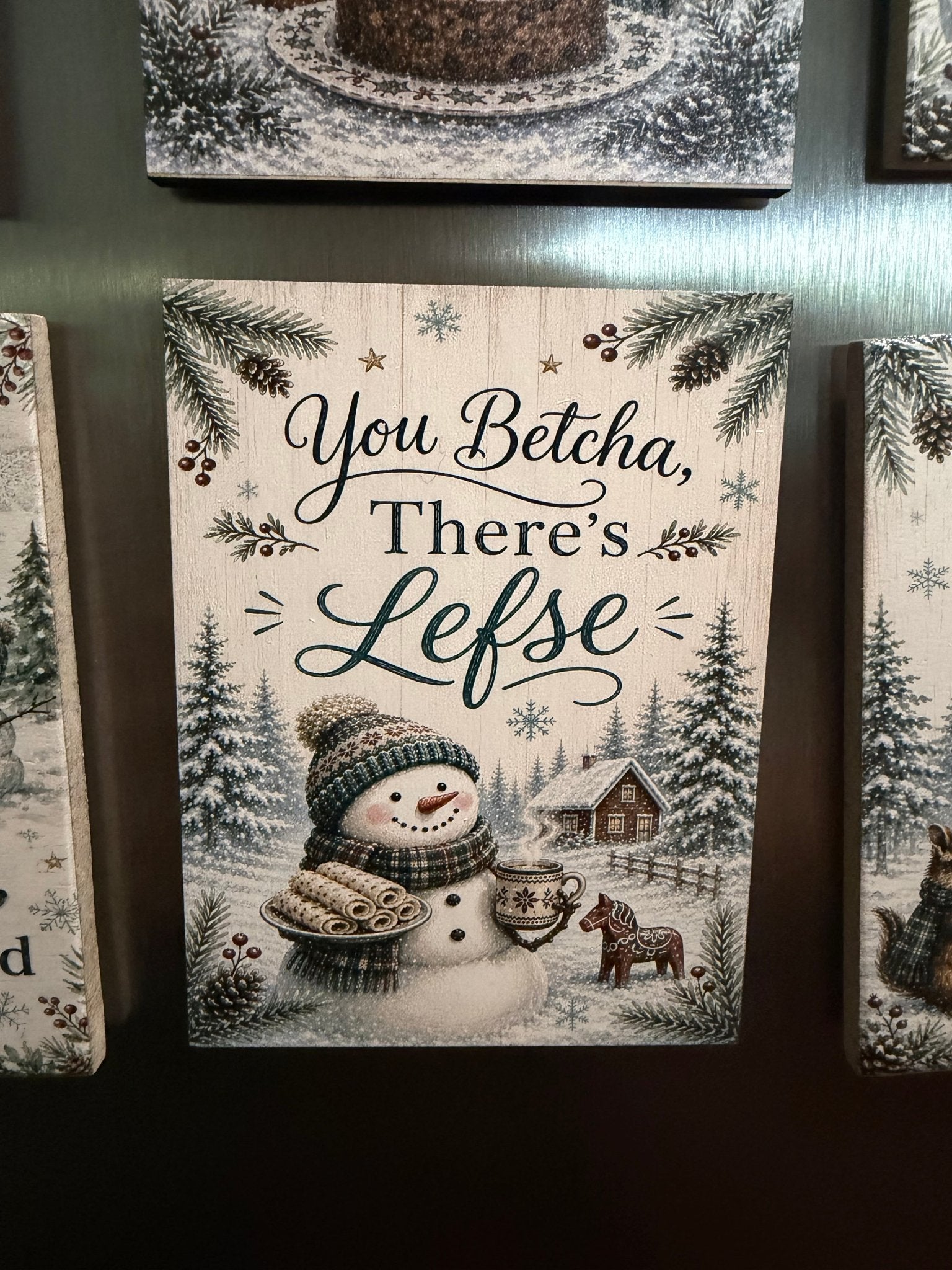 Midwest Winter/Christmas Magnets - The Cozy Beam
