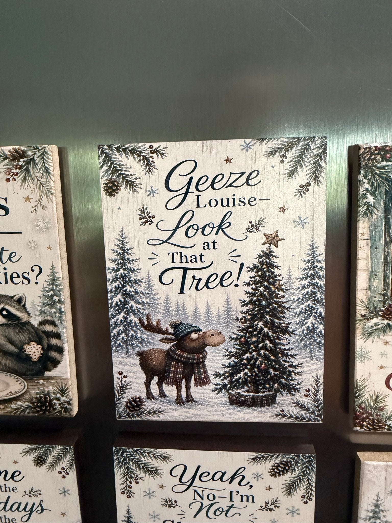Midwest Winter/Christmas Magnets - The Cozy Beam