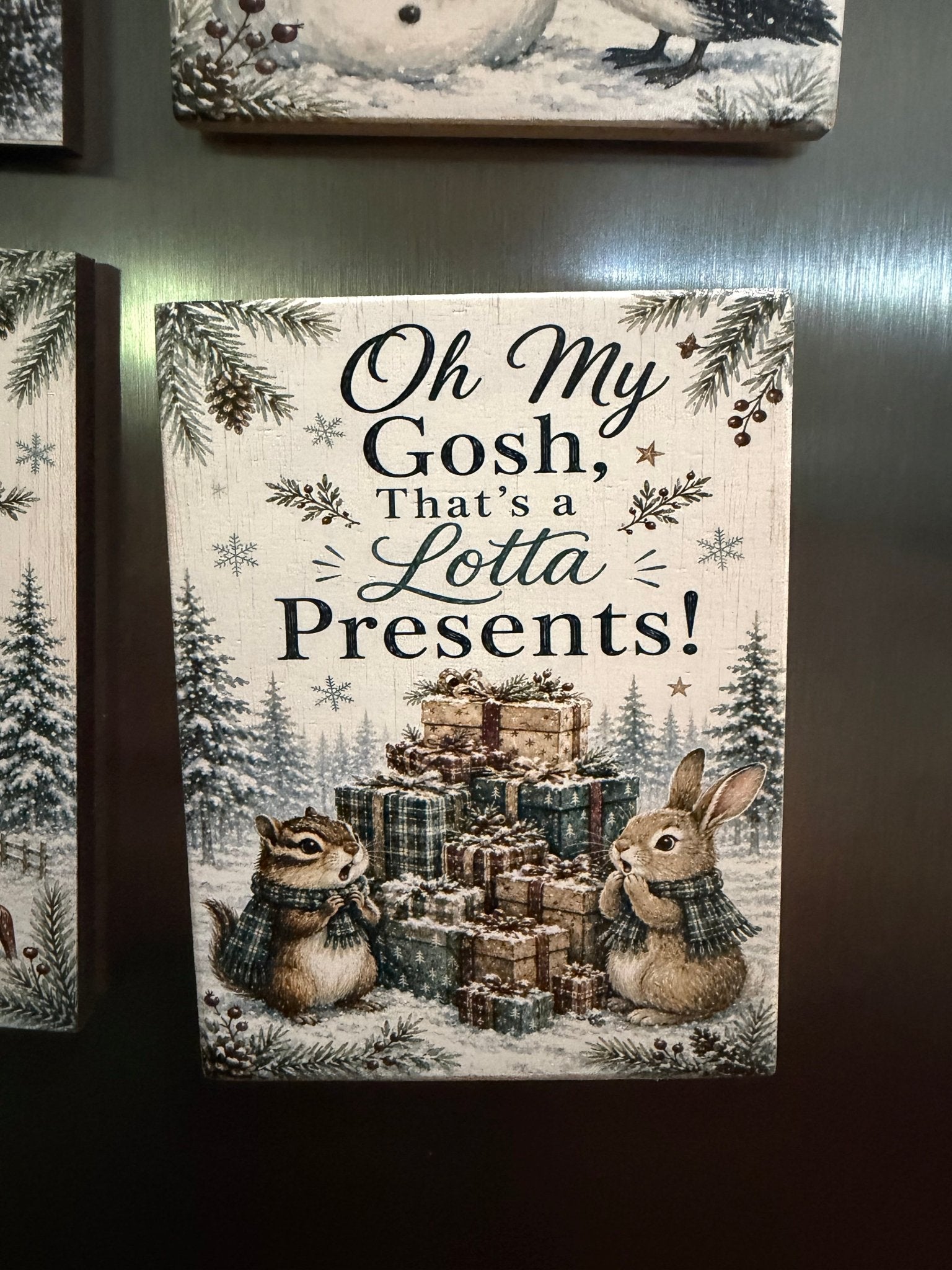 Midwest Winter/Christmas Magnets - The Cozy Beam