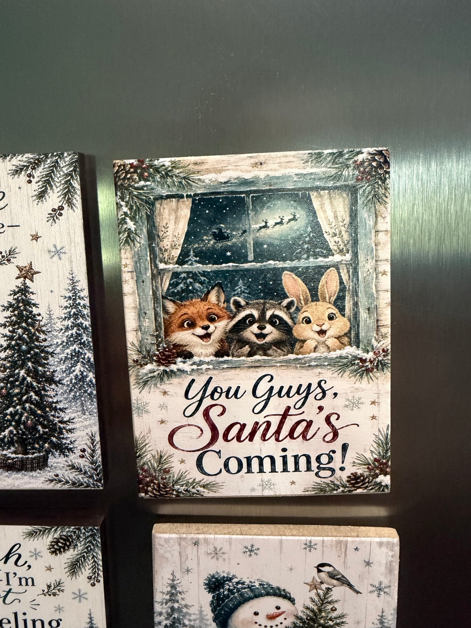 Midwest Winter/Christmas Magnets - The Cozy Beam