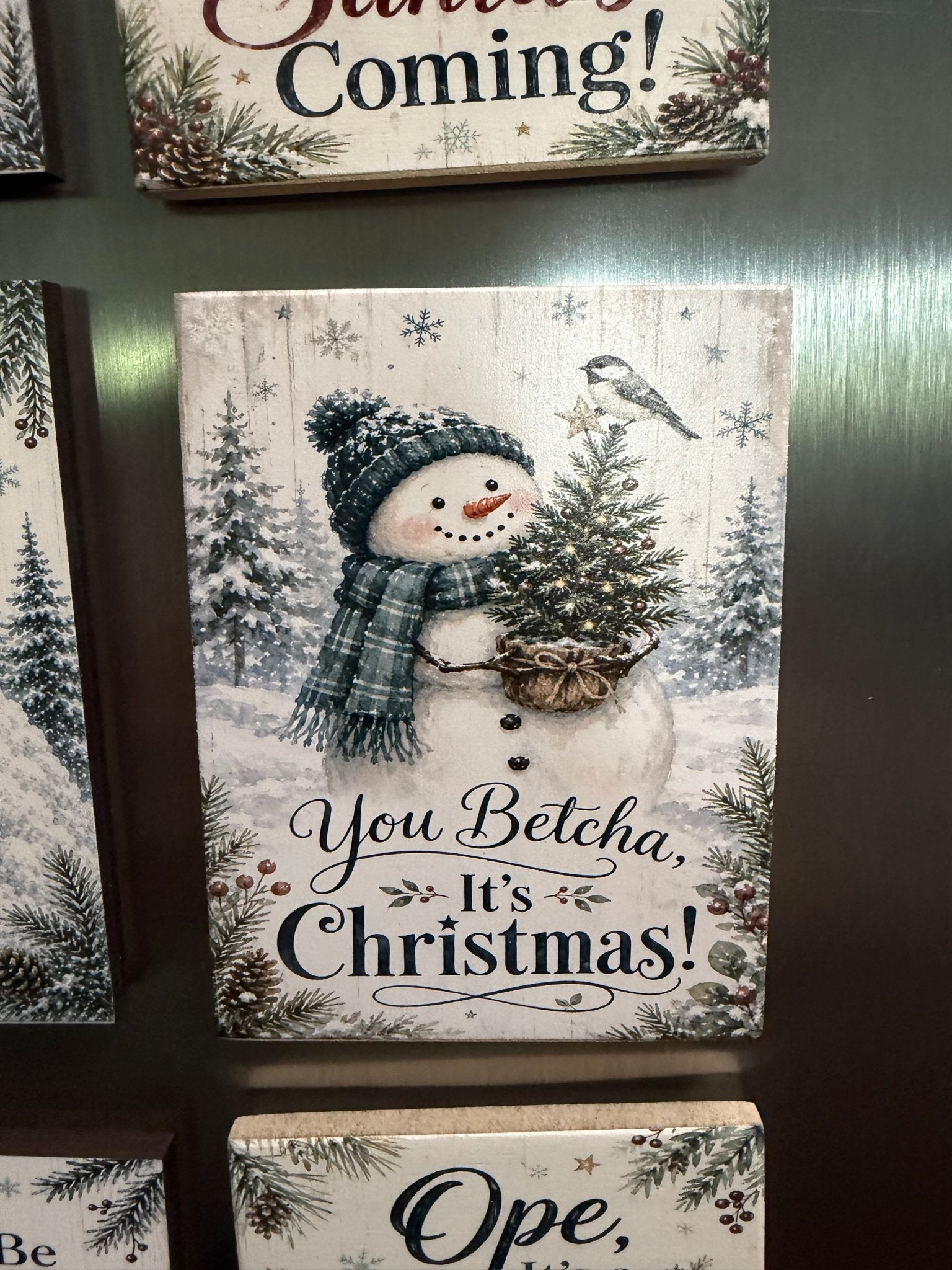 Midwest Winter/Christmas Magnets - The Cozy Beam