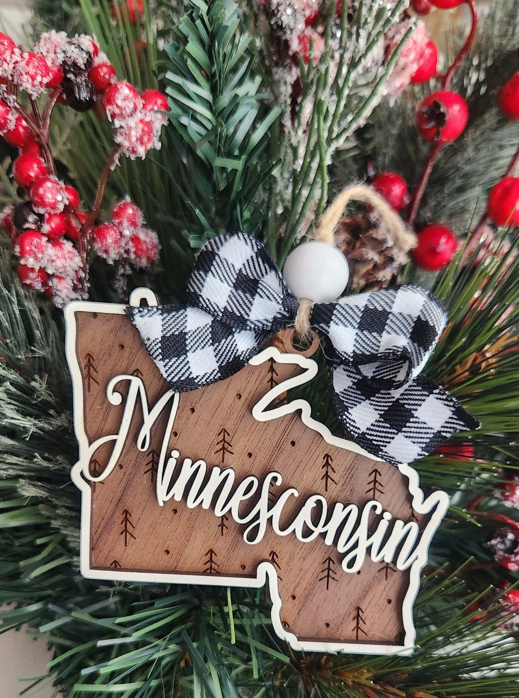 Minnesconsin Ornament - The Cozy Beam