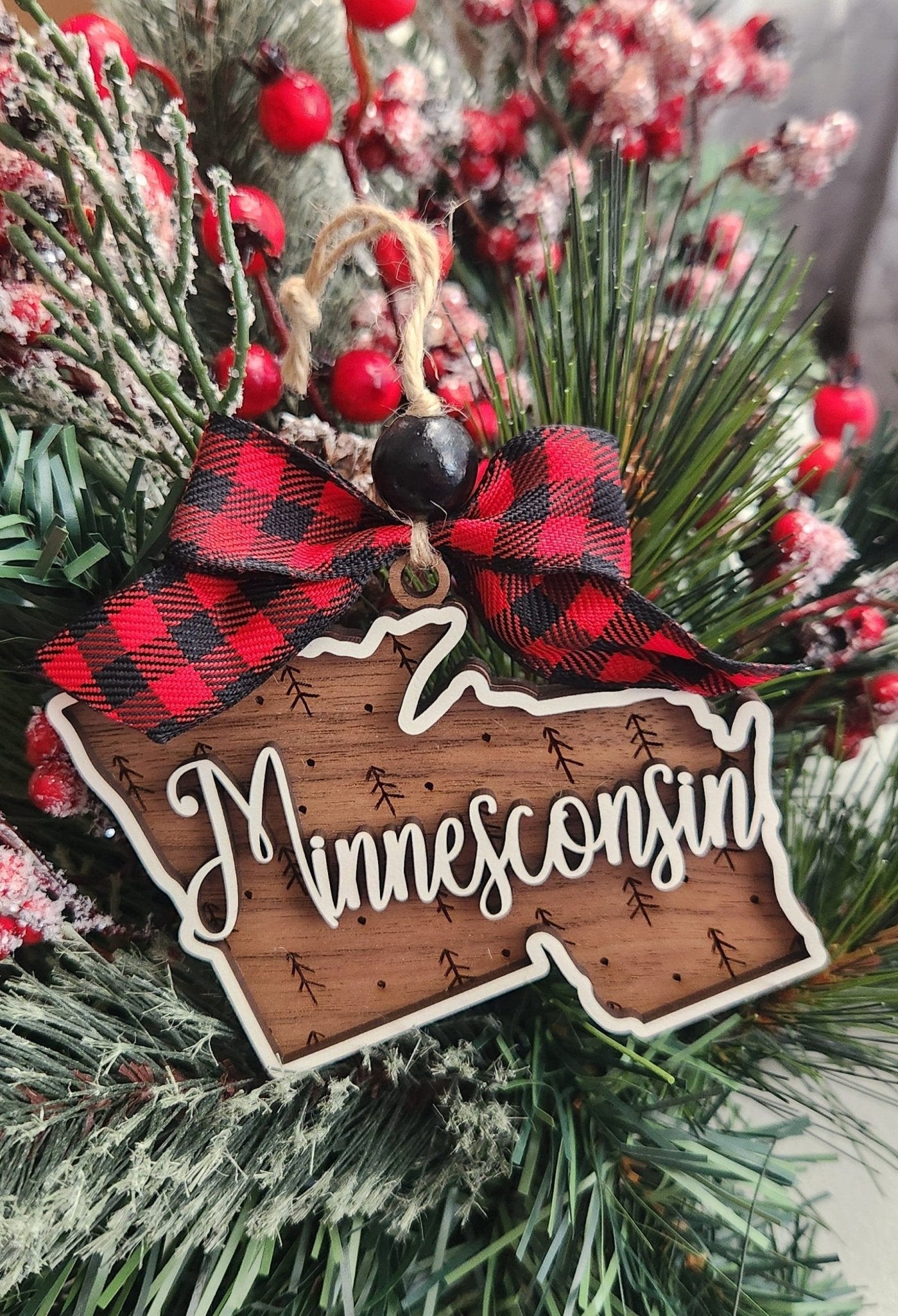 Minnesconsin Ornament - The Cozy Beam