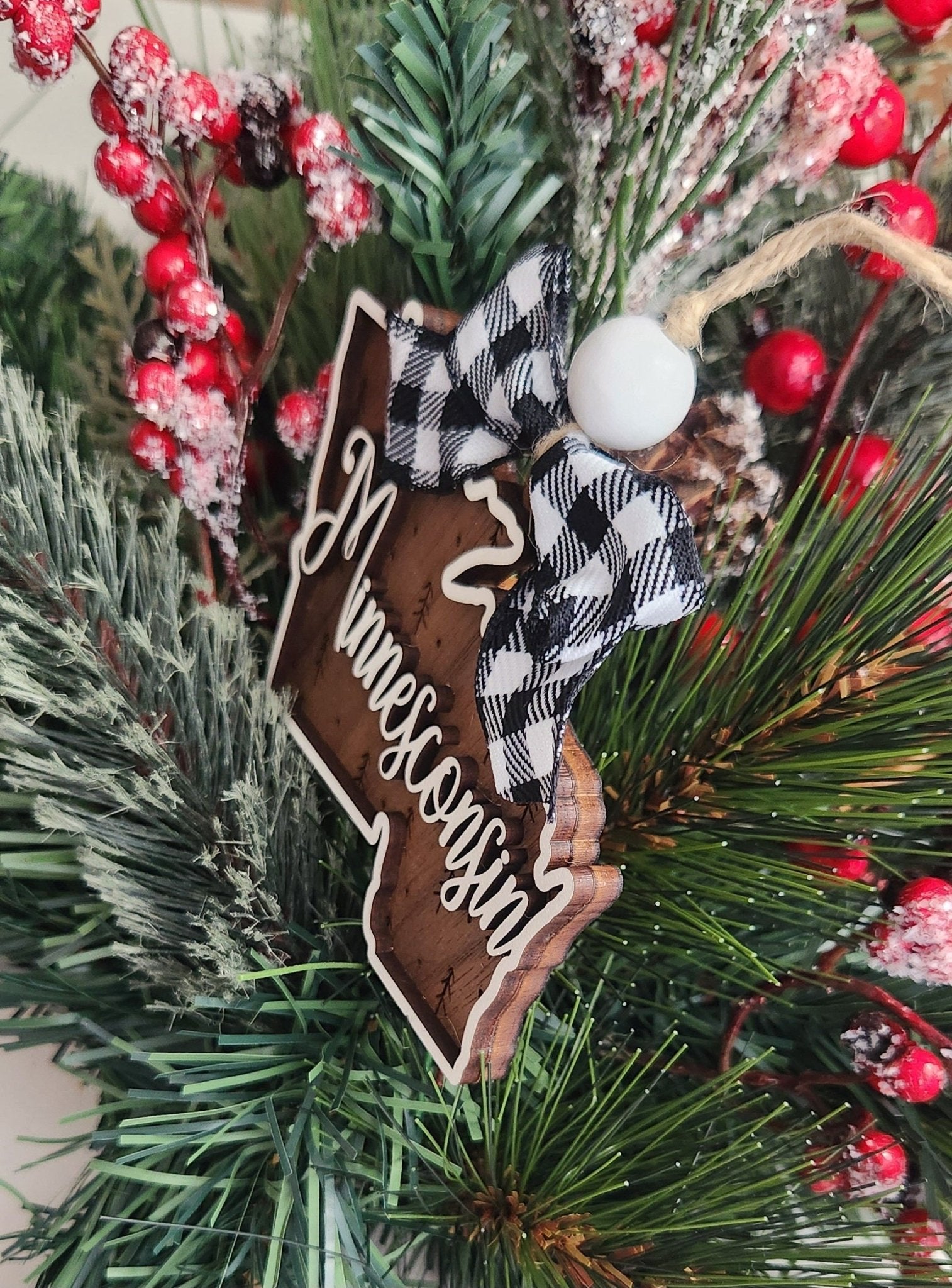 Minnesconsin Ornament - The Cozy Beam