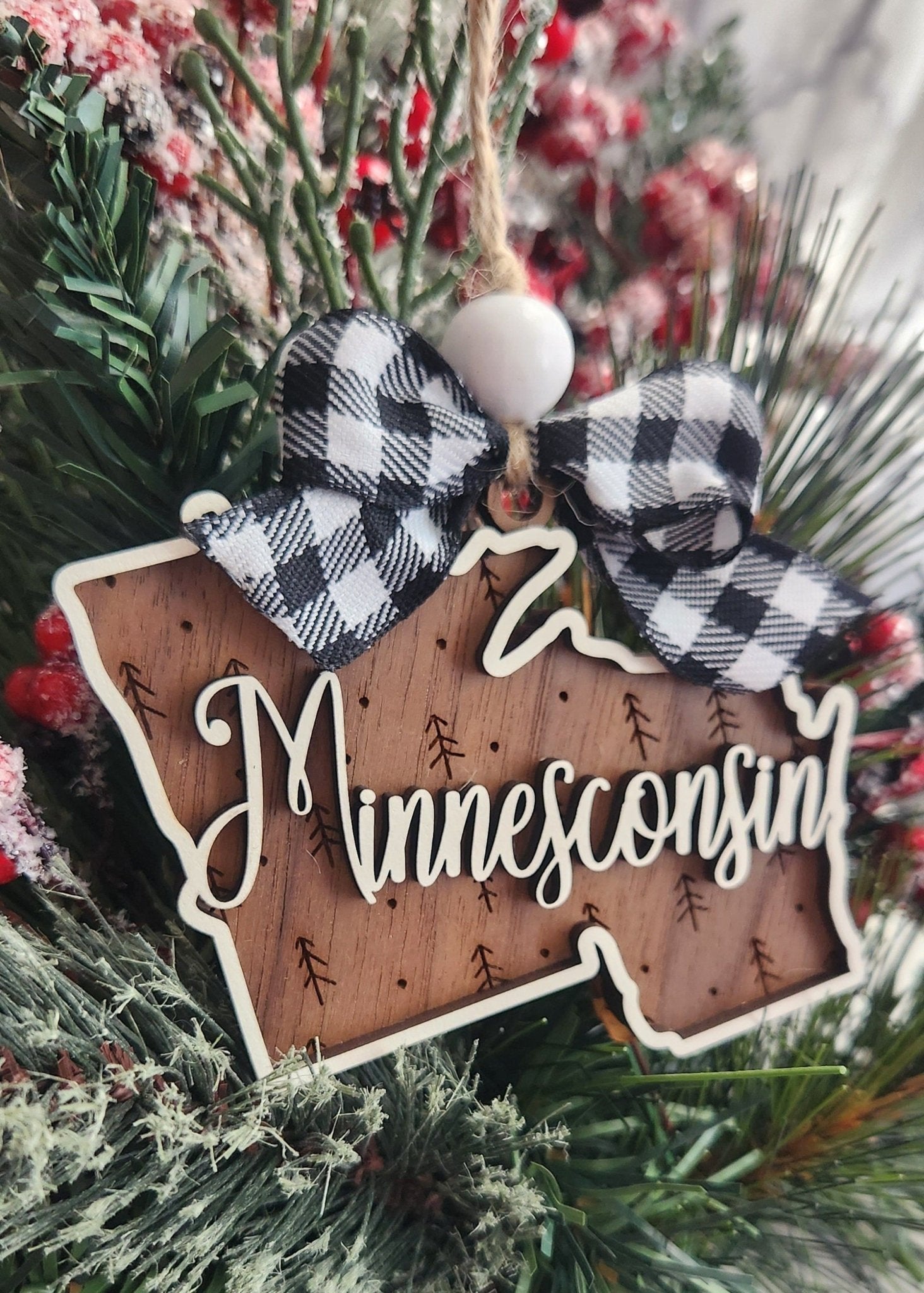 Minnesconsin Ornament - The Cozy Beam