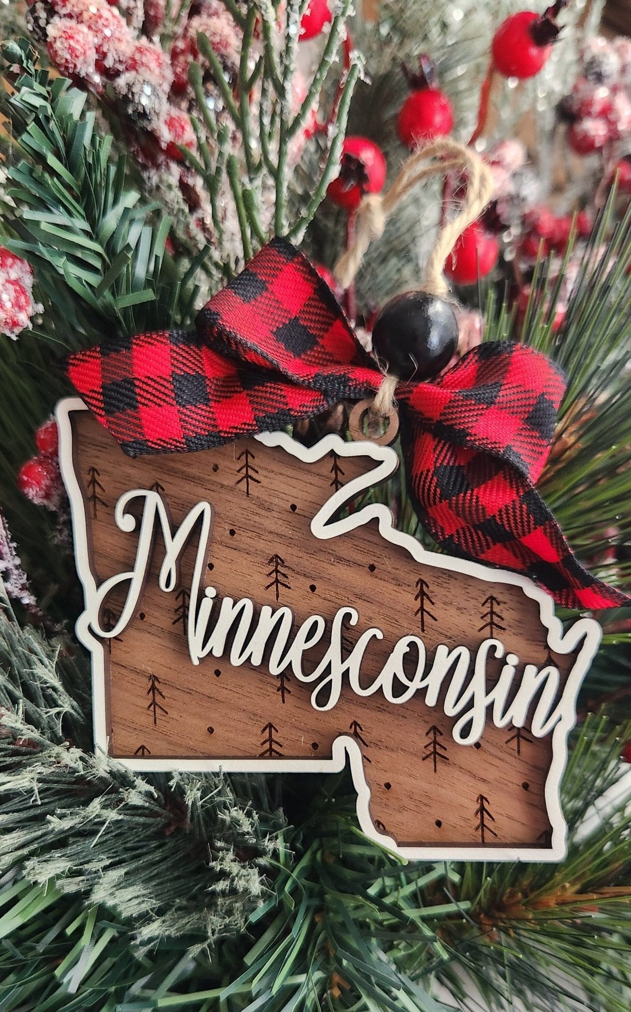 Minnesconsin Ornament - The Cozy Beam