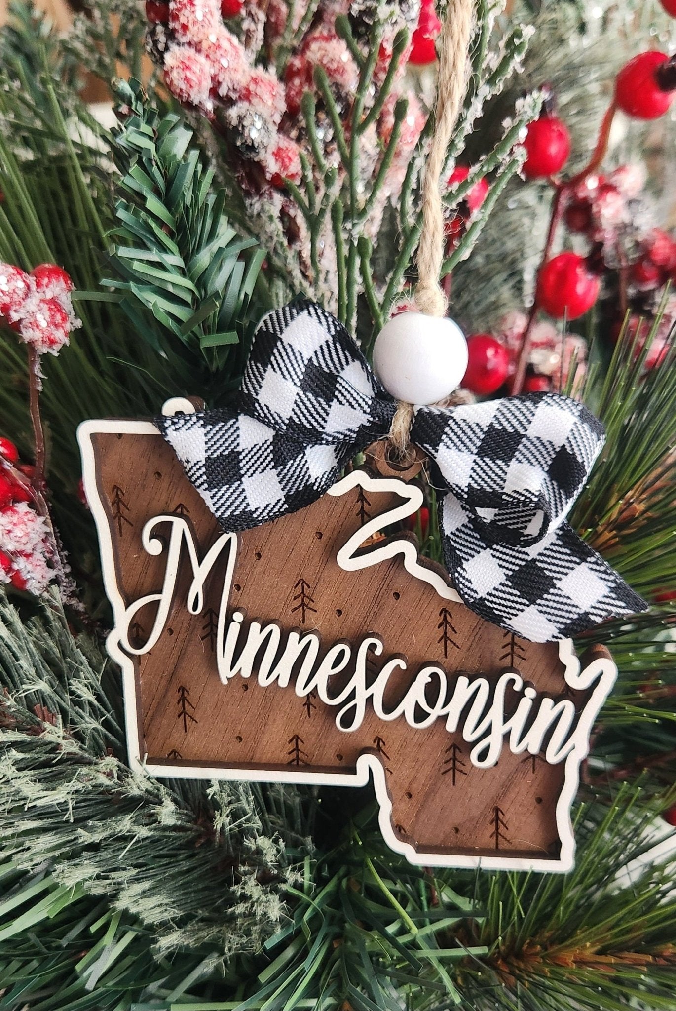 Minnesconsin Ornament - The Cozy Beam