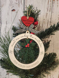 Our First Christmas Keepsake Ornament - The Cozy Beam