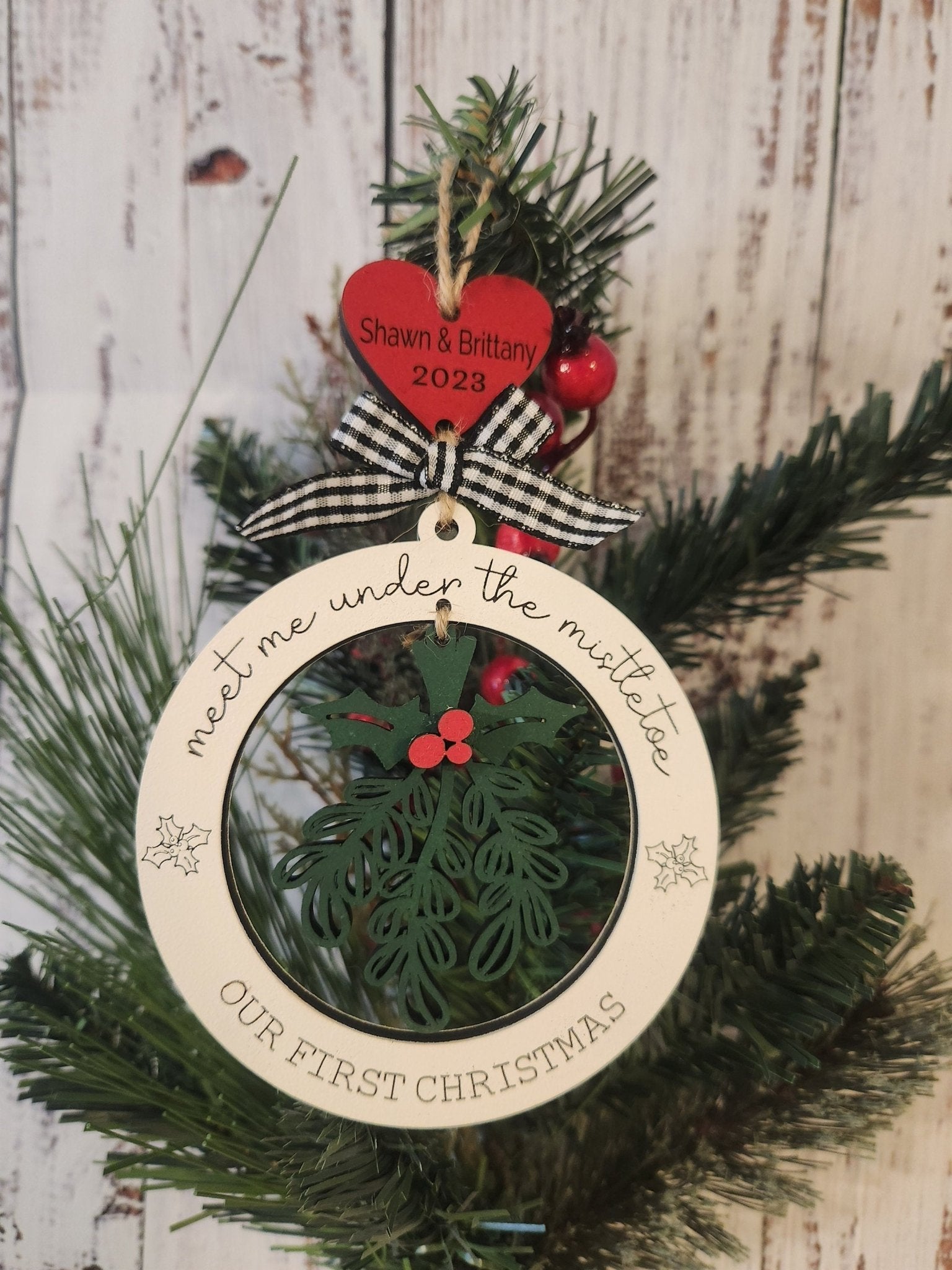Our First Christmas Keepsake Ornament - The Cozy Beam