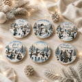 Snowman Penguin Coaster Collection - The Cozy Beam