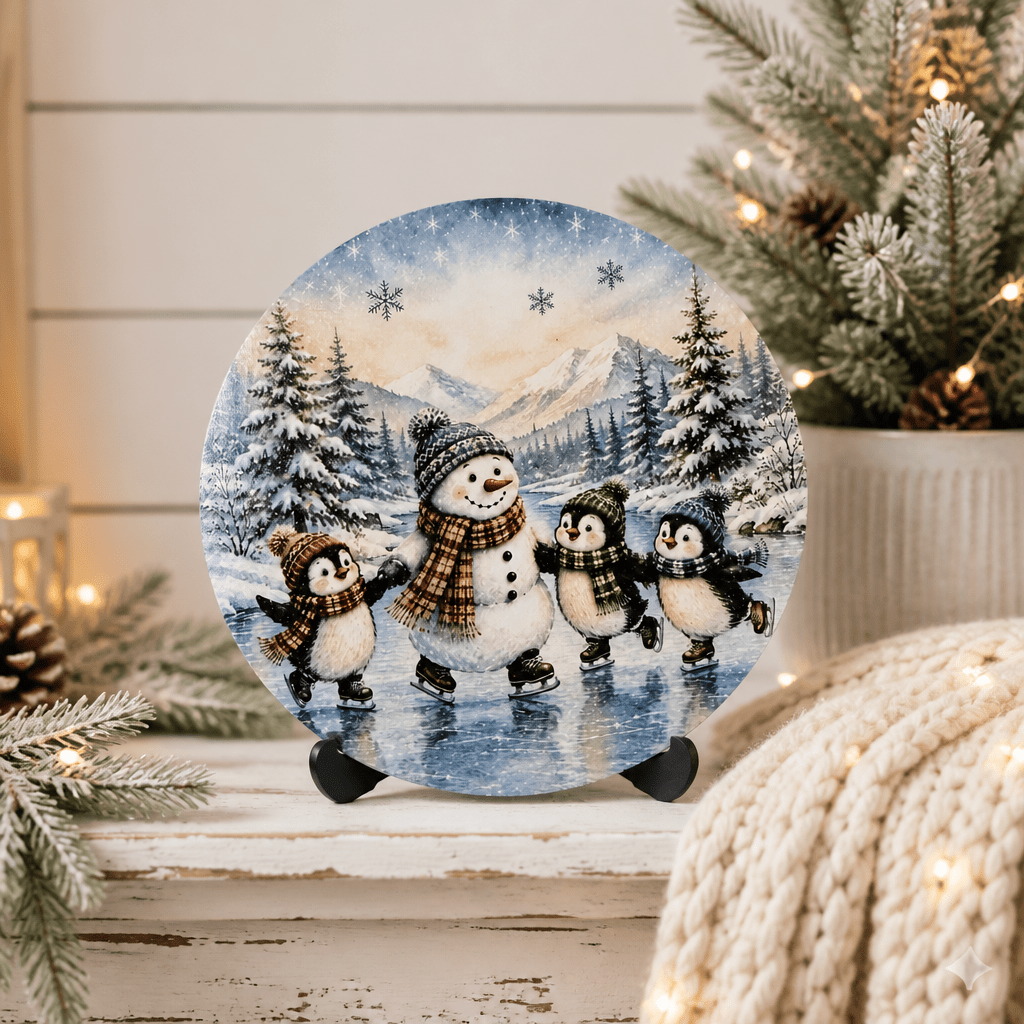 Snowman Penguin Sign Collection - The Cozy Beam