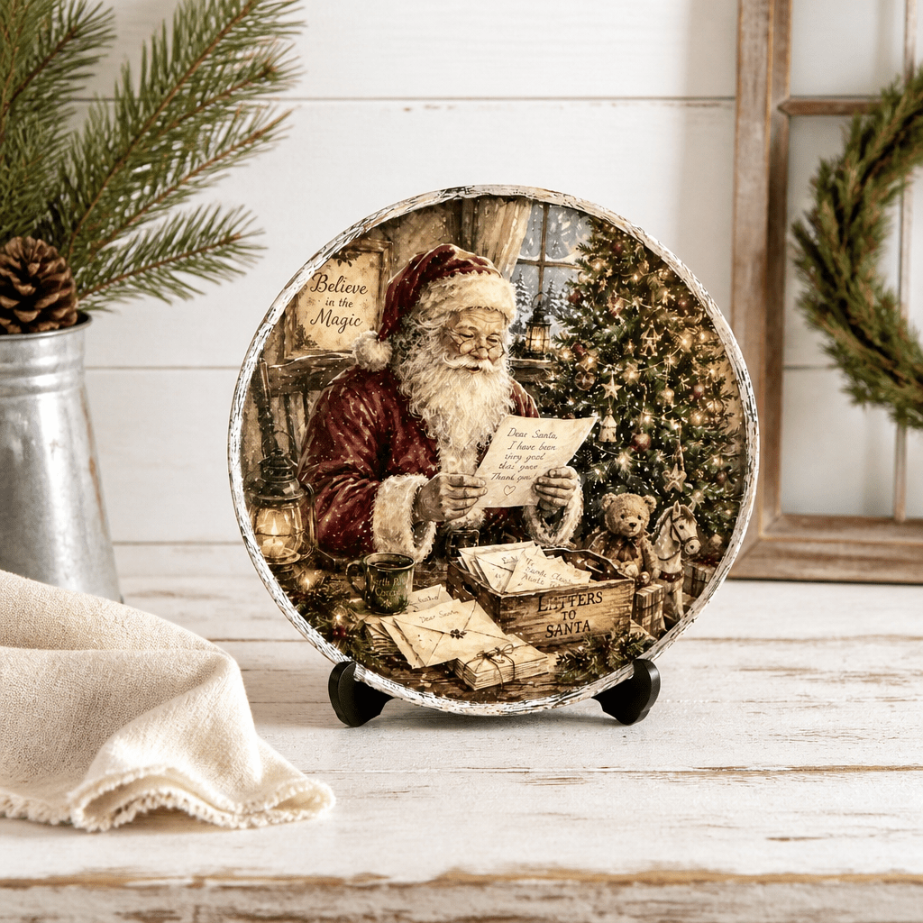 Vintage Santa Sign Collection - The Cozy Beam
