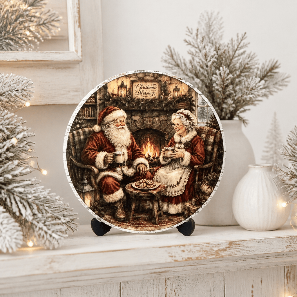 Vintage Santa Sign Collection - The Cozy Beam