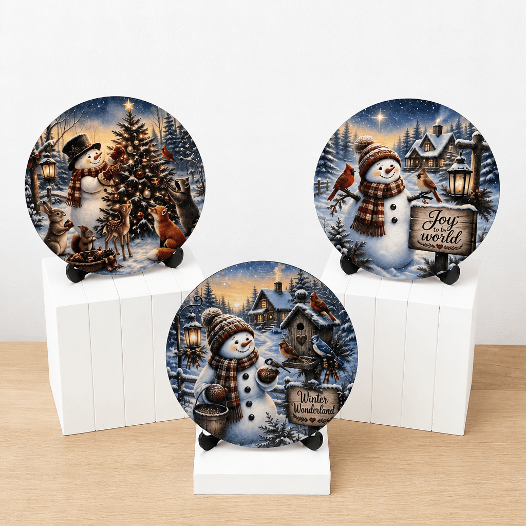 Whimsical Snowman Sign Collection - The Cozy Beam