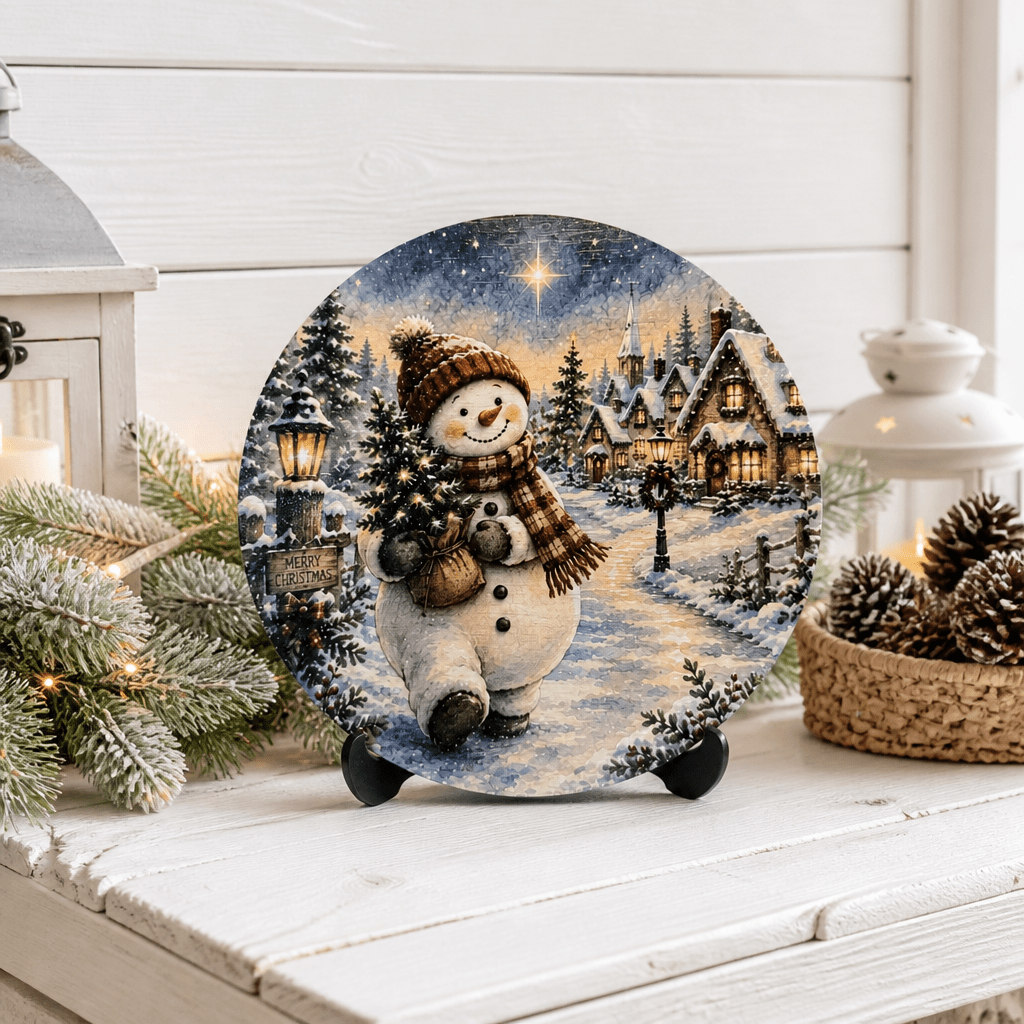 Whimsical Snowman Sign Collection - The Cozy Beam