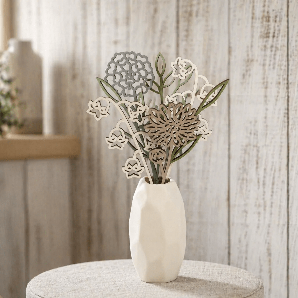 Wood Birth Month Flowers - Forever Flowers - The Cozy Beam