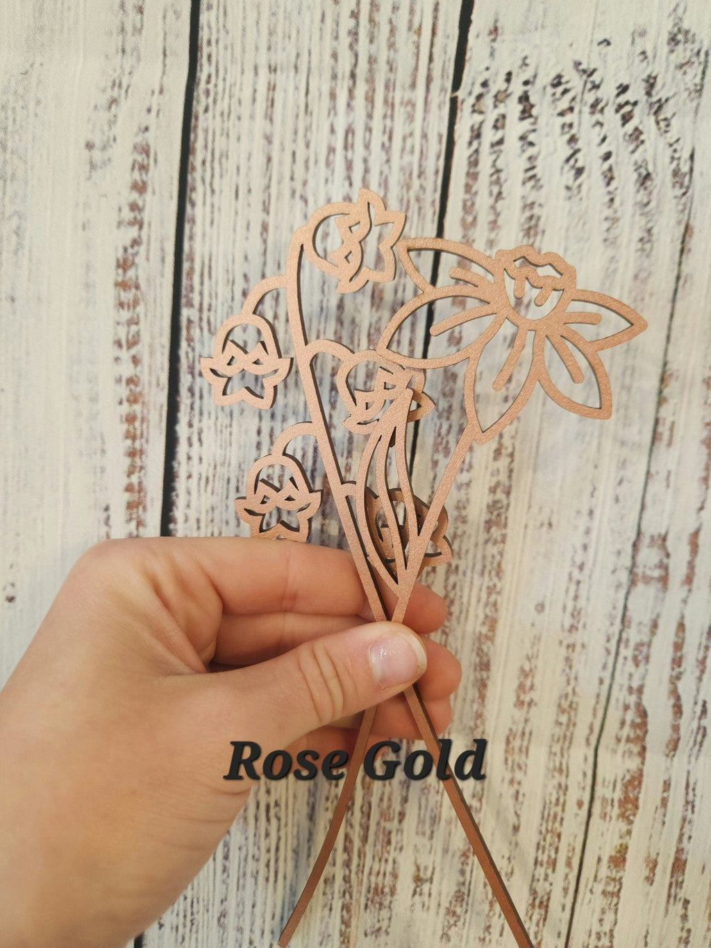 Wood Birth Month Flowers - Forever Flowers - The Cozy Beam