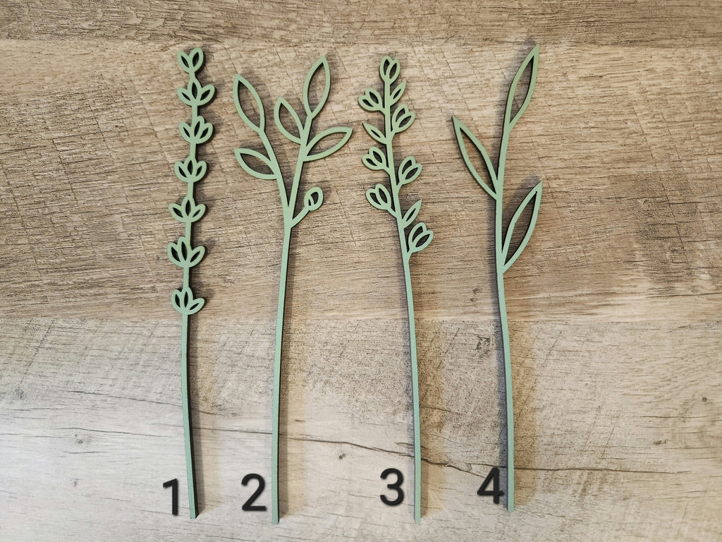 Wood Floral Stems - Forever Flowers - The Cozy Beam