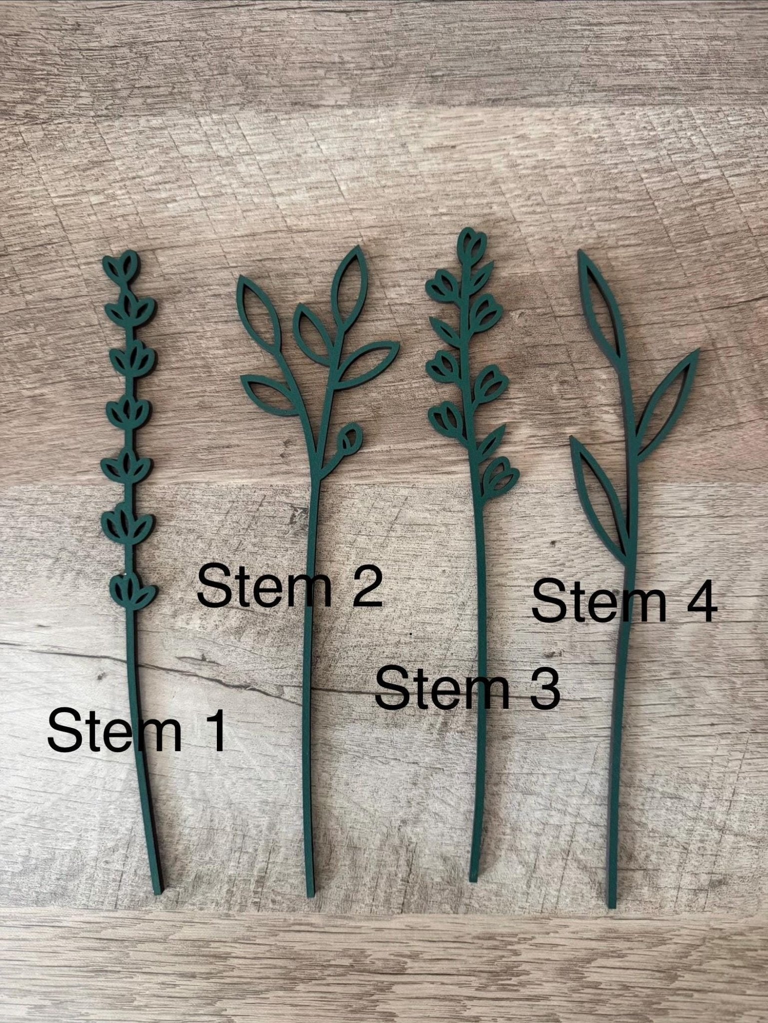 Wood Floral Stems - Forever Flowers - The Cozy Beam